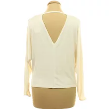 River Island ráncolt krémszínű felső