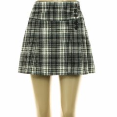 Next kockás gyapjúkeverék szoknya
