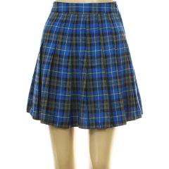 New Look kockás kék rakott szoknya