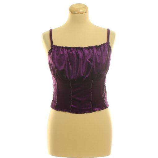 Shein lila bársony top