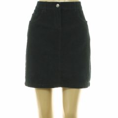 Blue Motion fekete mikrokord szoknya