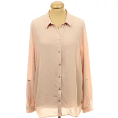 Dorothy Perkins rózsaszín roll-up ujjú ing
