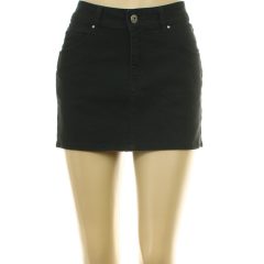 Divided fekete farmer miniszoknya