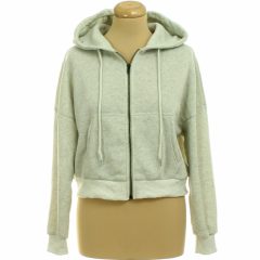 Shein kapucnis világosszürke pulóver