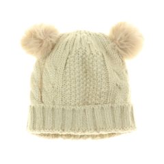 Barna kötött sapka