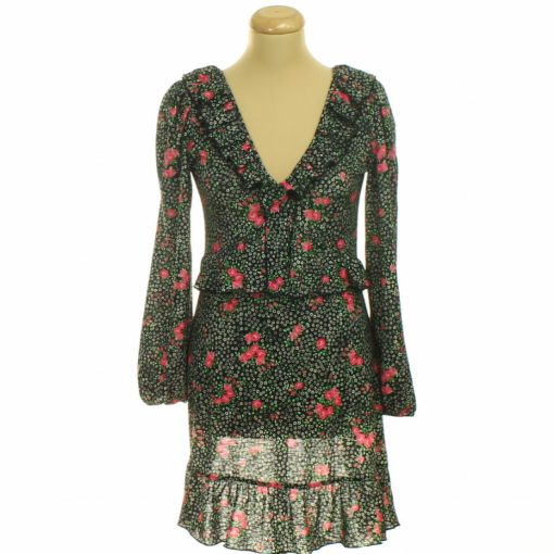 Topshop fodros virágmintás ruha