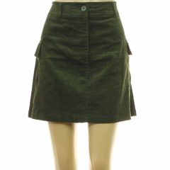 New Look khakizöld kordbársony szoknya