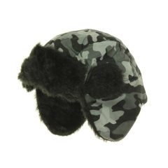 F&F terepmintás műszőrmés gyerek sapka