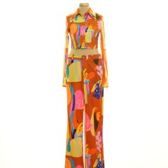 Elsi-Fred színes mintás kétrészes szett