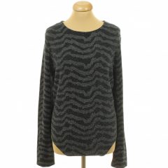 F&F csillámos fekete body
