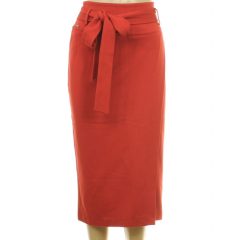 Terrakotta színű szoknya