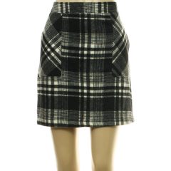 Papaya kockás szoknya