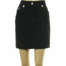 Fekete mikrokord szoknya