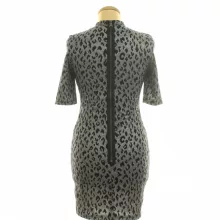 Topshop ezüstcsillámos leopárdmintás ruha