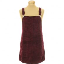 Topshop bordó kordbársony ruha