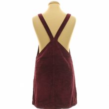 Topshop bordó kordbársony ruha