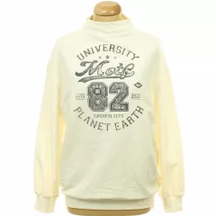 Shei Motf fehér oversize pulóver