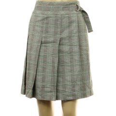 Hirsch kockás szürke szoknya