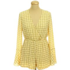 Mintás sárga overál