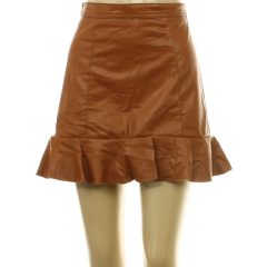 Divided barna műbőr szoknya