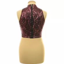 Shein rózsaszín flitteres top