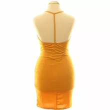 Missguided mustársárga miniruha
