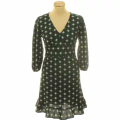 Dorothy Perkins mintás fekete ruha