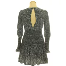 Topshop mintás fekete miniruha