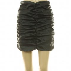 Pretty Little Thing ráncolt műbőr szoknya