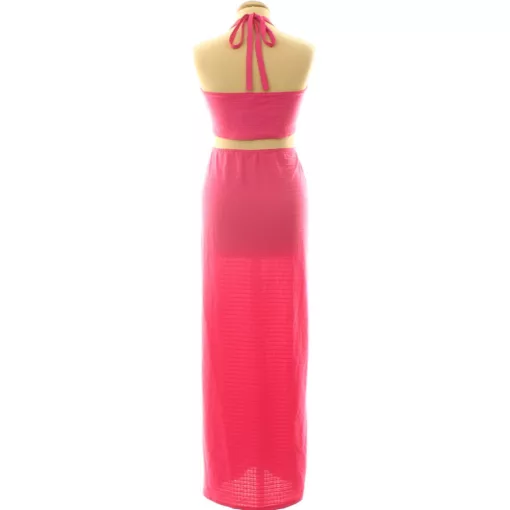 Boohoo pink maxi ruha