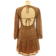 Missguided mintás barna ruha