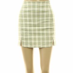 Clockhouse kockás zöld szoknya