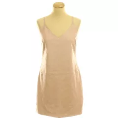 Missguided rózsaszín műbőr ruha