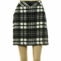Up2Fashion kockás gyapjúkeverék szoknya