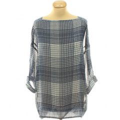 H&M kockás kék felső