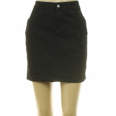 Collection hímzett fekete farmer szoknya