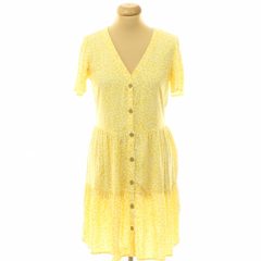 H&M virágmintás sárga ruha