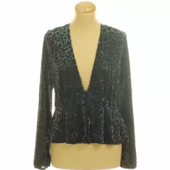 New Look bársonymintás fekete felső