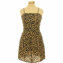 Missguided leopármintás barna ruha