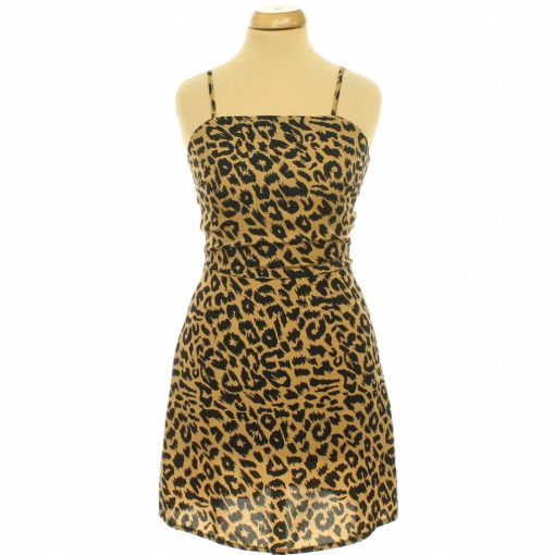 Missguided leopármintás barna ruha