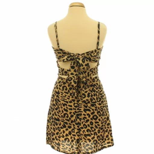 Missguided leopármintás barna ruha