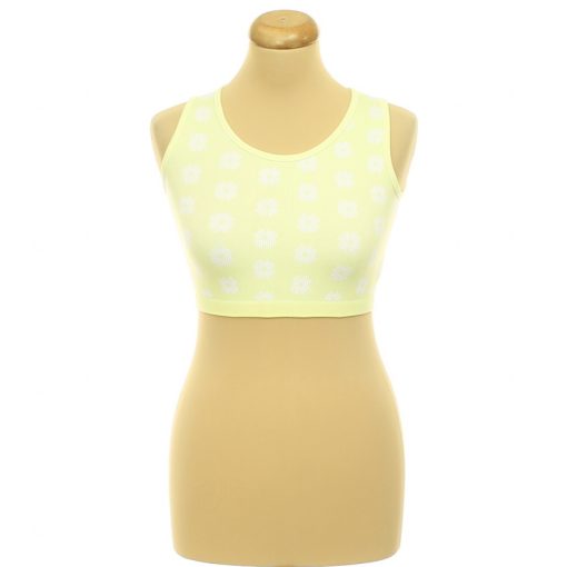 Primark virágmintás sárga top