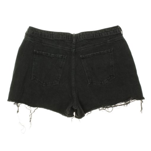 New Look szaggatott fekete farmer short