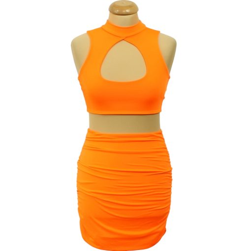 Shein neonnarancs szett