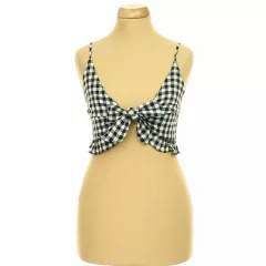 Shein kockás top