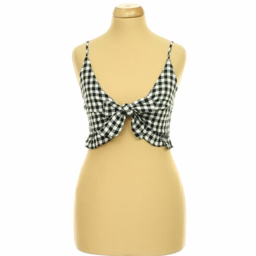 Shein kockás top