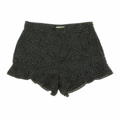 Papaya pöttyös fekete rövidnadrág