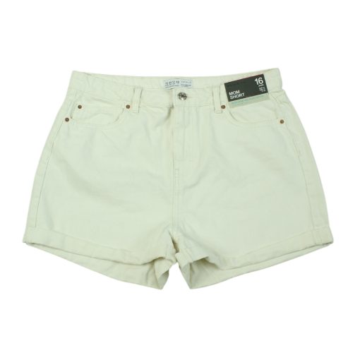 Primark krémszínű mom farmer short