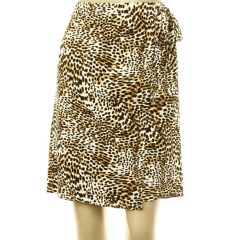 Papaya leopárdmintás szoknya