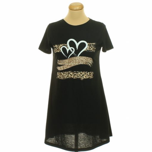 Shein mintás pólóruha